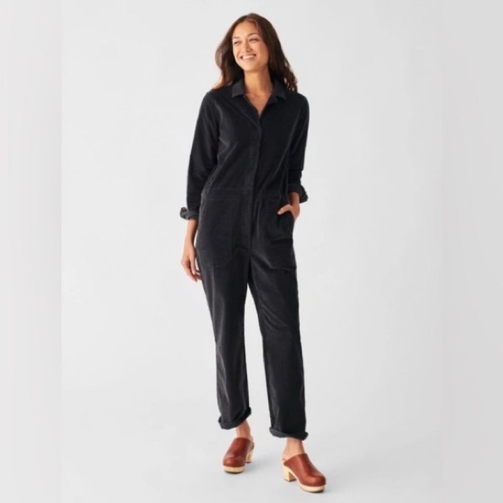 Faherty Stretch Cord Utility Jumpsuit - Picture 2 of 8